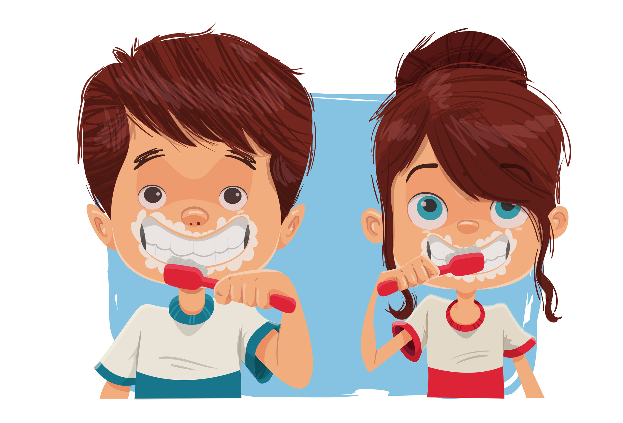 Como escovar os dentes? – Escovar os dentes para crianças
